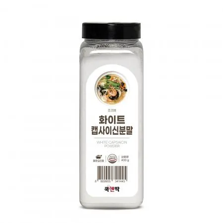 [평일 오전 11시 주문마감] 쿡앤딱 화이트캡사이신분말 400g 이미지
