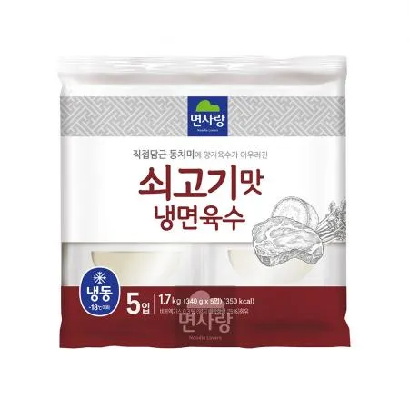 면사랑 쇠고기맛 조미육수 340g