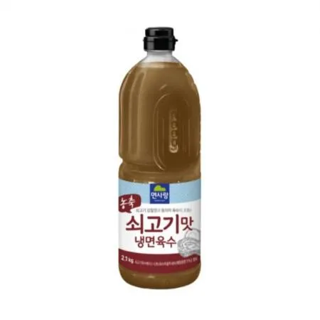 면사랑 농축 쇠고기맛 냉면육수 2.1kg 