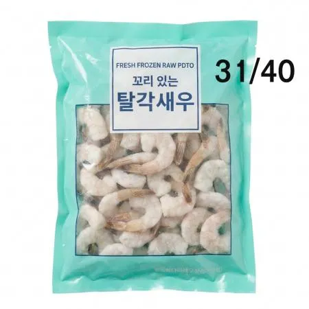 ★첫구매★ 생칵테일새우 PDTO 31/40 중국산 900g 탈각새우 두절새우