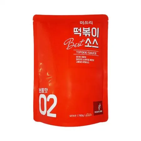 미쓰리 떡볶이소스 2번 보통맛 780g