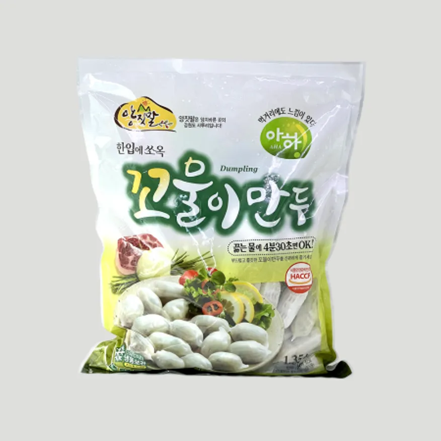 삼정푸드 꼬물이만두 고기만두 냉동 만두 떡볶이 마라탕 마라샹궈 이미지