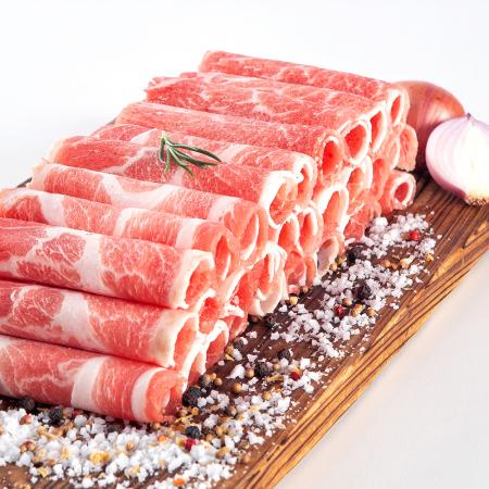 돼지목살 1kg 샤브샤브 돌돌말이 냉동 대패 돼지고기 이미지