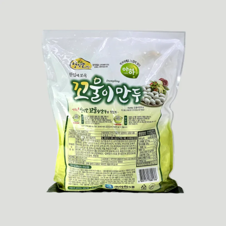 삼정푸드 꼬물이만두 고기만두 냉동 만두 떡볶이 마라탕 마라샹궈 이미지