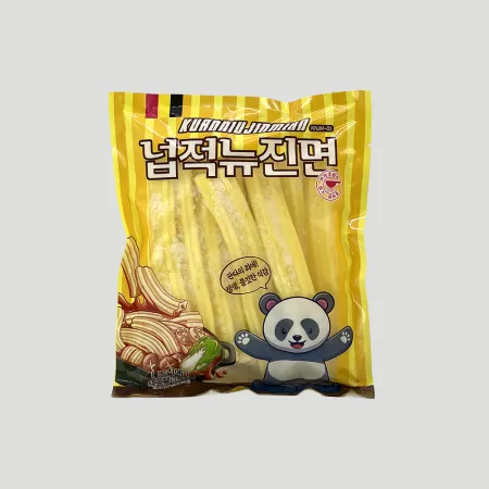 청유국제 냉동 넙적뉴진면 500g 마라탕 훠궈 사리 이미지
