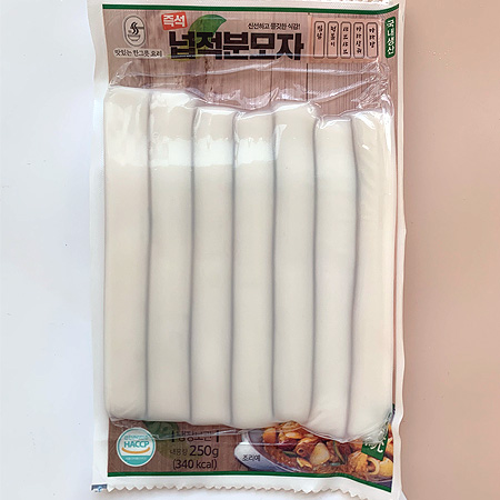 다원식품 넙적분모자 250g 납작 넓은 분모자 마라탕 찜닭 떡볶이 이미지