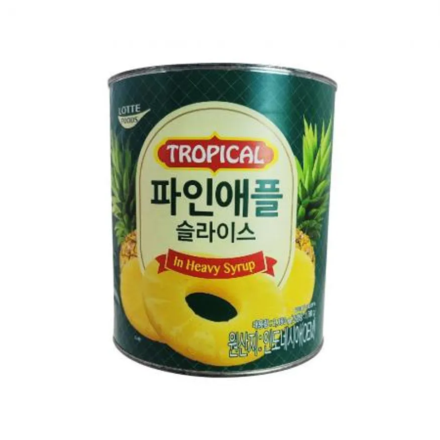 롯데 델가 파인애플 슬라이스 3050g / Dole/ 델몬트/ 3kg 이미지
