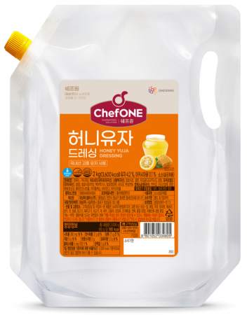 [냉장] 대상 쉐프원 허니유자 드레싱소스 2kg
