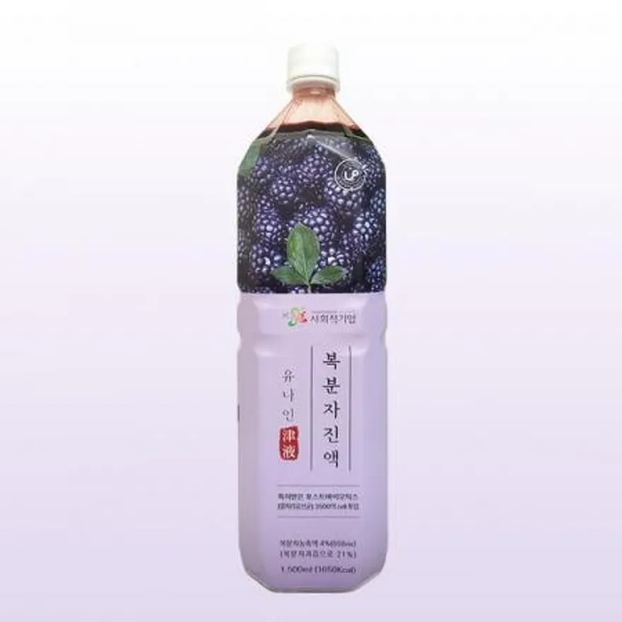 유나인 복분자 음료베이스 1.5L 원액 농축액 엑기스 음료 이미지