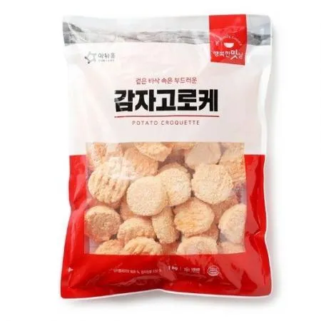 [냉동] 아워홈 행복한맛남 감자고로케 1kg
