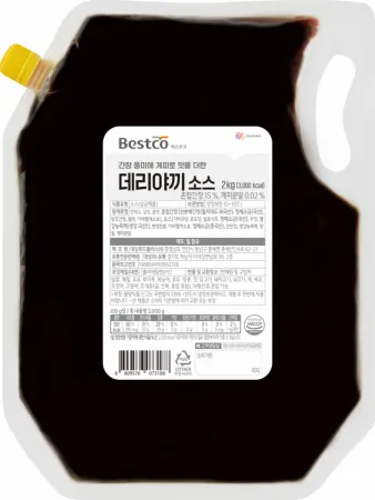 [냉장] 대상 베스트코 데리야끼소스 2kg