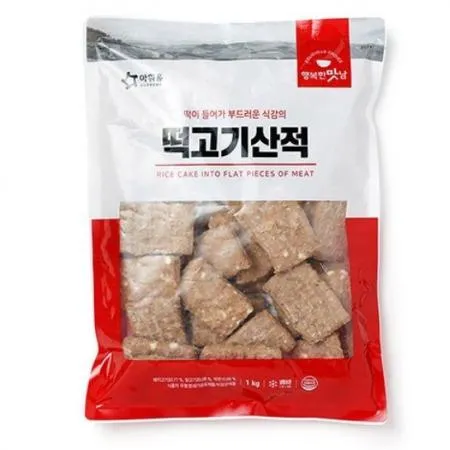 [냉동] 아워홈 행복한맛남 떡고기산적II 1kg