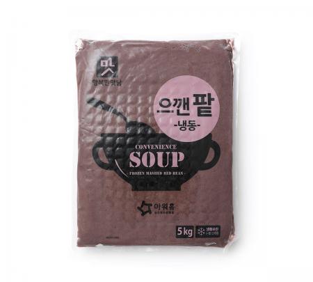 [냉동] 아워홈 행복한맛남 으깬팥 5kg