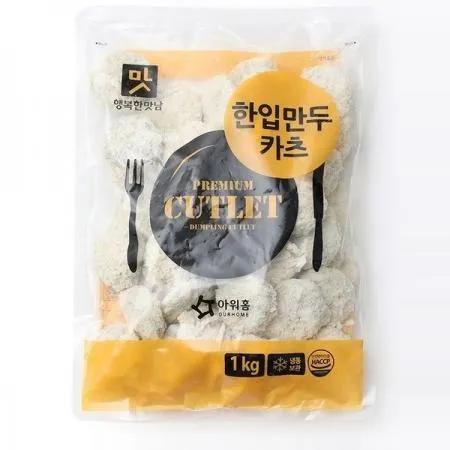 [냉동] 아워홈 행복한맛남 한입만두카츠 1kg