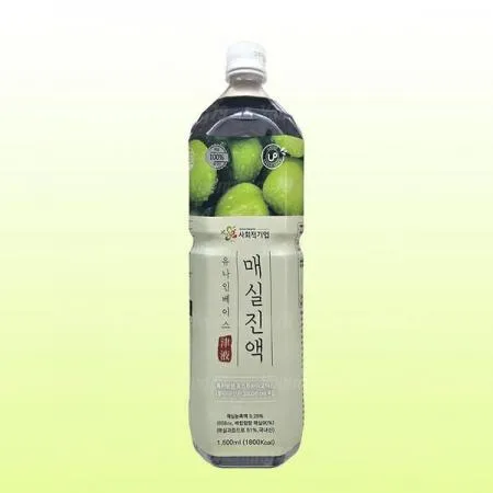 유나인 매실 음료베이스 1.5L 원액 농축액 엑기스 음료