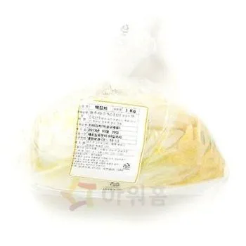 [냉장] 아워홈 행복한맛남 백김치 1kg