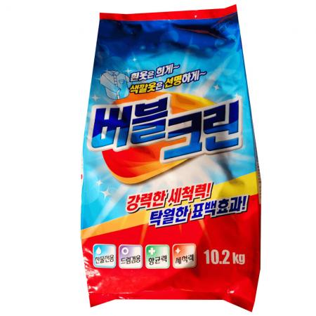 버블크린 세탁 가루세제 10.2kg 1봉