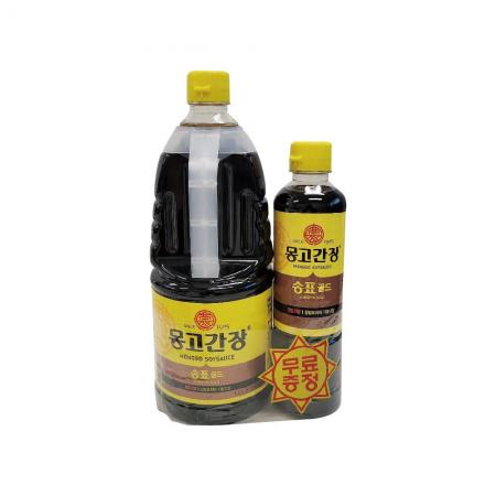 몽고식품 마산 몽고간장 송표골드 1.5L+간장500ml - 최저가 사업자
