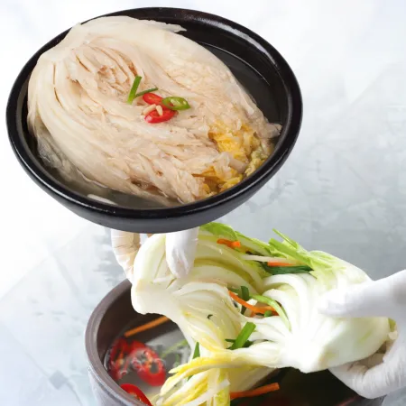 [수입산] 백김치 10kg 업소용 식당용 배추김치