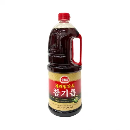 해표 재래압착식 참기름 1.8L