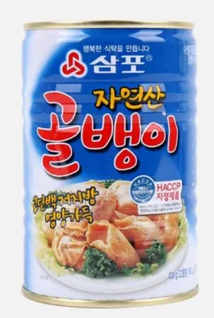 삼포 골뱅이캔(자연산) 400g