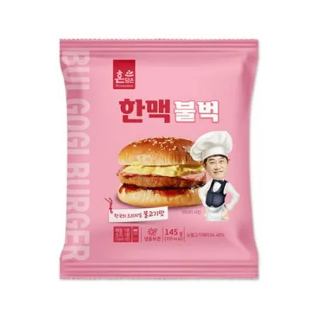한맥 불벅 햄버거 145g 이미지