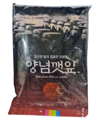 착한식품 양념깻잎 4kg 냉장