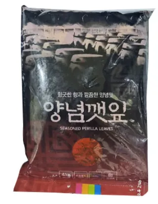 착한식품 양념깻잎 4kg 냉장