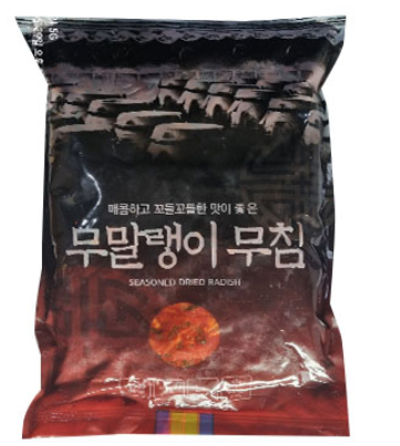 착한식품 무말랭이무침 4kg 냉장