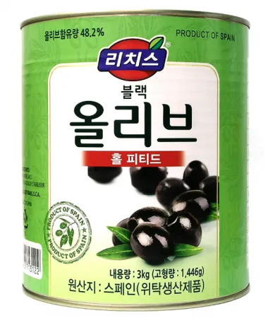 리치스 블랙올리브(홀) 3kg 이미지