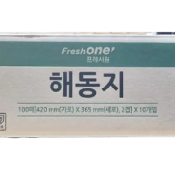 프레시원 해동지(2겹/420*365mm) 100매