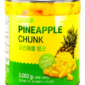 쿡샵 파인애플캔(청크/필리핀) 3kg