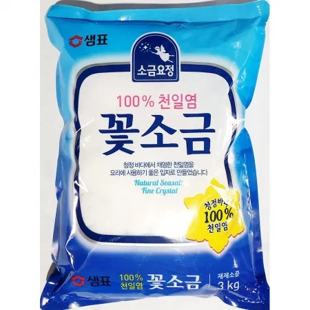 샘표 소금요정 꽃소금 3kg