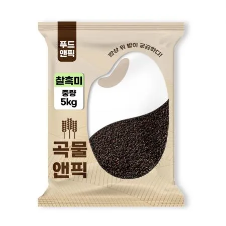 푸드앤픽 찰흑미(국산) 5kg