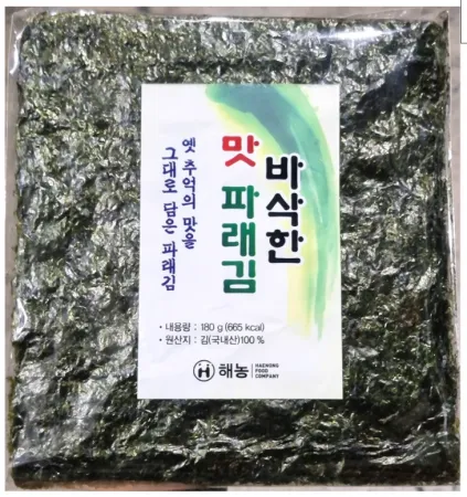 해농 파래김(100매 국내산) 180g