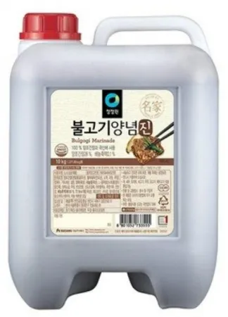청정원 소불고기양념(진) 10kg 이미지