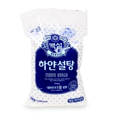 백설 하얀설탕(정백) 3kg