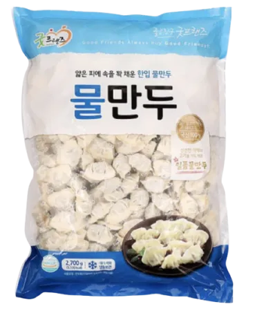 굿프랜즈 물만두 2.7kg 이미지