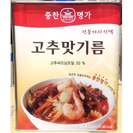 사자표 고추맛기름 3.4L 이미지