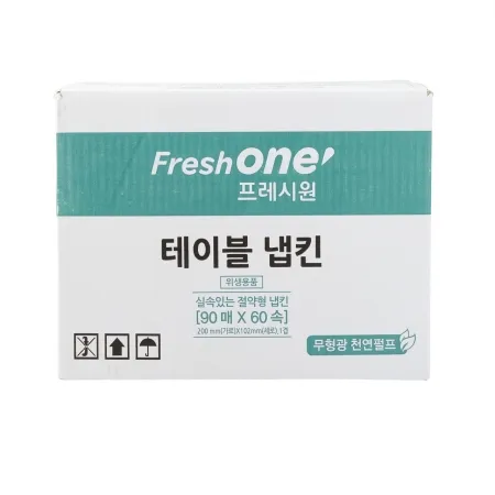 프레시원 테이블냅킨(90매 60속) 5400매 [BOX]
