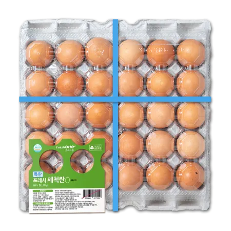프레시원 계란(프레시 세척란 특란 60g*30입) 1.8kg 냉장