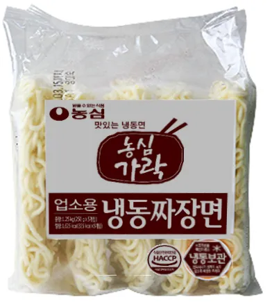 농심 가락중화면(짜장면/250g*5) 1.25kg