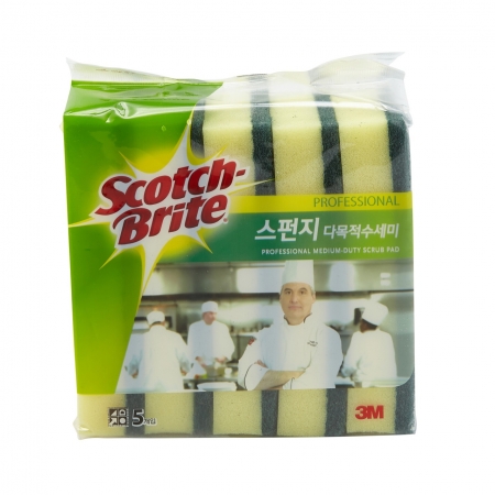 3M 양면스폰지수세미90*150) 5매 이미지