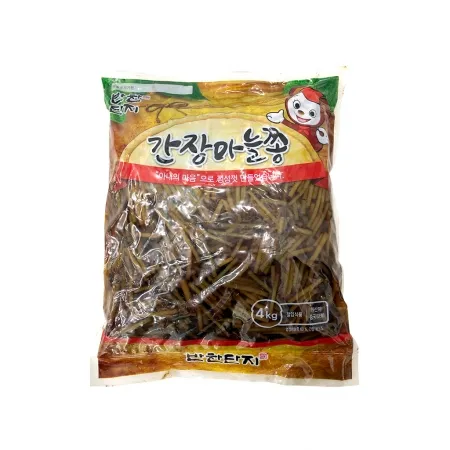 반찬단지 간장마늘쫑 4kg