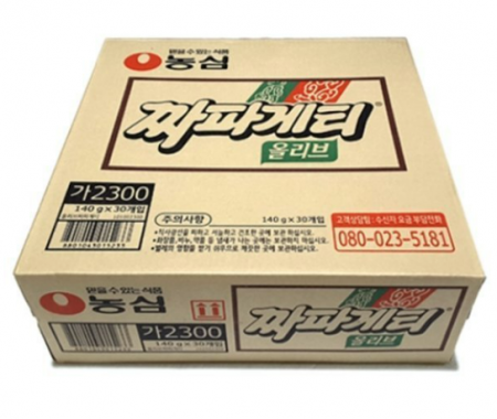 농심 올리브짜파게티라면(140g*30입) 4.2kg [BOX]