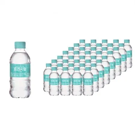 [무료배송] 프레시웰 생수 330ml X 40병 무라벨 유라벨 랜덤