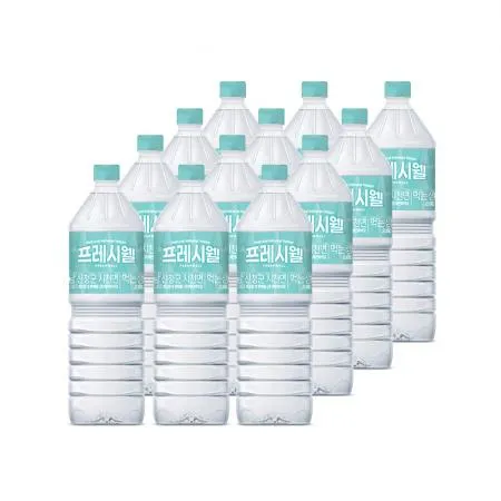 [무료배송] 프레시웰 생수 2L X 12병 무라벨 유라벨 랜덤
