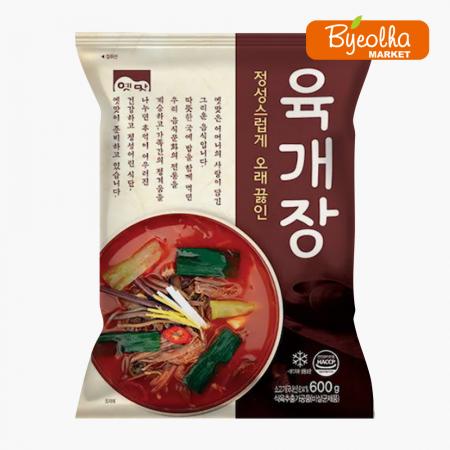 고향식품 옛맛 육개장 600g_업소용 가정용 식당용 냉동 원팩 밀키트 간단요리 간편식