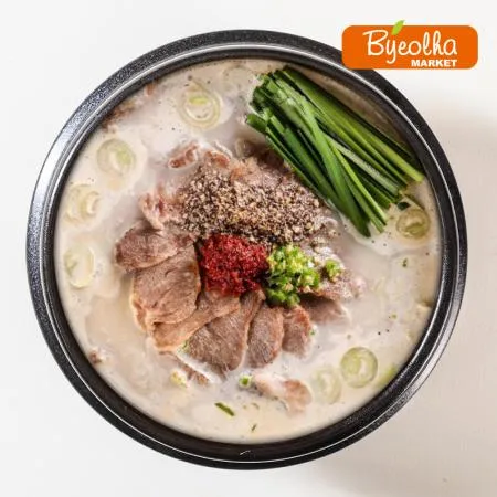춘풍접객 춘풍 살코기돼지국밥 155g / 1인분 밀키트 국밥 해장국 / 캠핑음식 캠핑요리 캠핑밀키트 / 냉동국밥 순대국 이미지