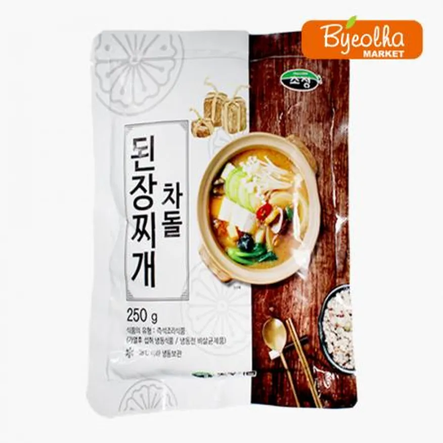 초정 차돌 된장찌개 250g_업소용 가정용 식당용 냉동 원팩 밀키트 간단요리 간편식 이미지